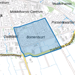 Middelharnis bomenbuurt