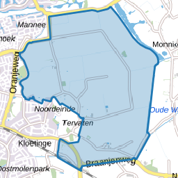 Verspreide huizen in het Oosten