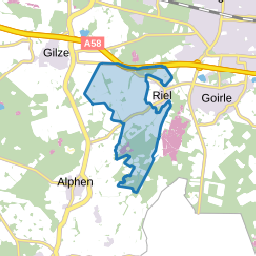 Verspreide huizen Riel