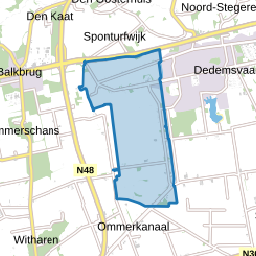 Verspreide huizen Ommerkanaal