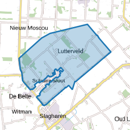 Verspreide huizen Schuinesloot