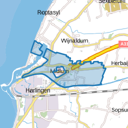 Verspreide huizen Midlum