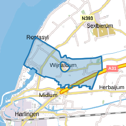 Verspreide huizen Wijnaldum