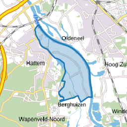 Verspreide huizen Hoenwaard