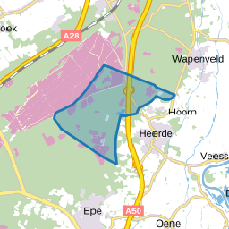 Verspreide huizen bosgebied