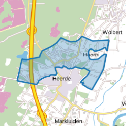 Verspreide huizen Heerde-Noord en Hoorn