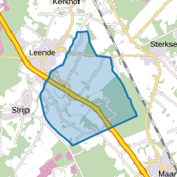 Verspreide huizen Zevenhuizense Heide