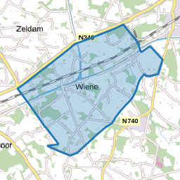 Verspreide huizen Wiene