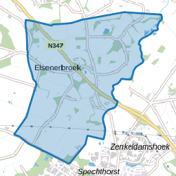 Verspreide huizen Elsenerbroek