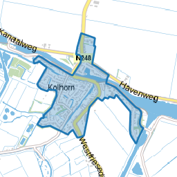 Kolhorn (woonkern) en De Strook