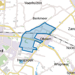 Obdam Verspreide huizen West