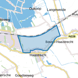 Verspr. huizen Haastrecht Noord