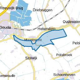Verspr. huizen Haastrecht Zuid