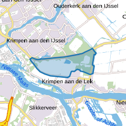 Verspr. huizen Krimpen aan de Lek