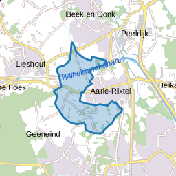 Verspreide huizen Laar en Strijp