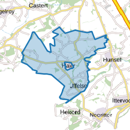 Verspreide huizen Haler