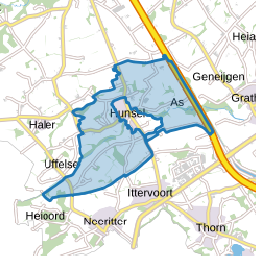Verspreide huizen Hunsel