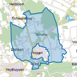 Verspreide huizen Roggel