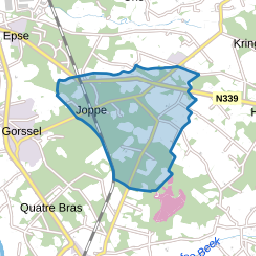 Verspreide huizen Joppe