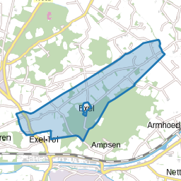 Verspreide huizen Exel