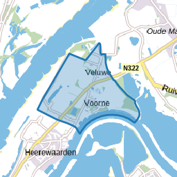 Huizendijk, Voorne, De Kop en Veluwe