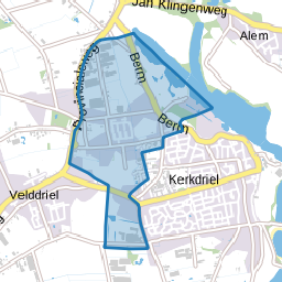 Verspreide huizen Kerkdriel, Berm en Hoorzik