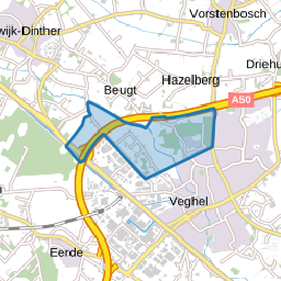 Buitengebied Sportpark en Dorshout