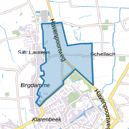 Verspreide huizen in het noorden