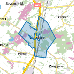 Verspreide huizen Hooghalen