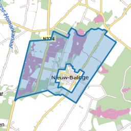 Verspreide huizen Nieuw-Balinge