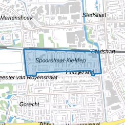 Spoorstraat en Kieldiep