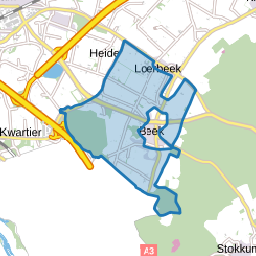 Verspreide huizen Beek