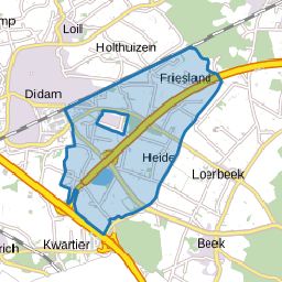 Verspreide huizen Nieuw-Dijk