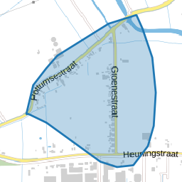 Pottemsestraat en Groenestraat en omgeving