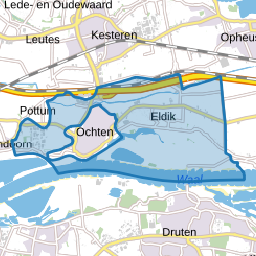 Verspreide huizen Ochten