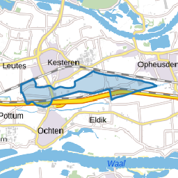 Verspreide huizen poldergebied