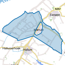 Verspreide huizen Marrum-Westernijkerk