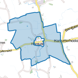 Verspreide huizen Hantum