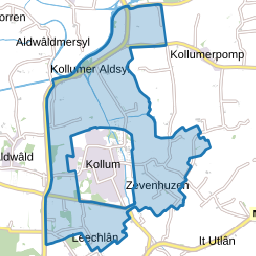 Verspreide huizen Kollum
