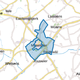Verspreide huizen Metslawier