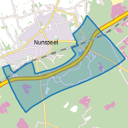 Verspreide huizen bosgebied Nunspeet