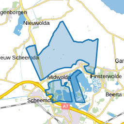 Verspreide huizen Midwolda