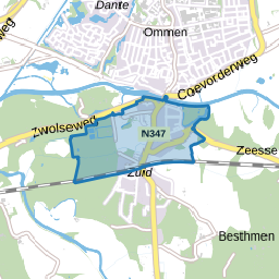 Kern Ommen - Zuid - ten noorden v spoor