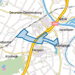 Buitengebied Ravenstein en Huisseling