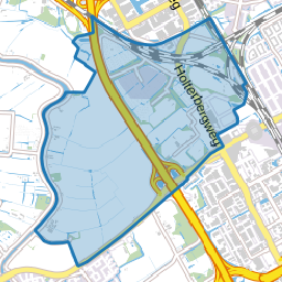 Verspreide huizen in de Duivendrechtsche polder