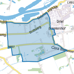 Buitengebied Driel Noordhoek en Boltweg