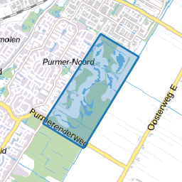 Golfterrein en verspreide bebouwing