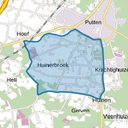Verspreide huizen Huinen en Halvinkhuizen
