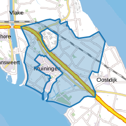 Verspreide huizen Kruiningen