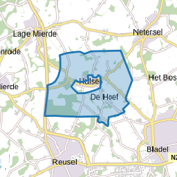 Verspreide huizen Hulsel